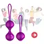 Вагінальні кульки B - Series Fox Kegel Balls Set (фіолетовий) - мініатюра 6