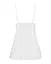 Сатиновый пеньюар с кружевом Obsessive 810-BAB-2 babydoll & thong белый пеньюар танга L/XL - миниатюра 6