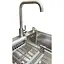 Комплект мийка + змішувач Romzha Arta Carbon U-450 (B) - мініатюра 4