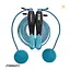Скакалка для боксу EasyFit TwinRope 2,8 м чорний-зелений - мініатюра 2