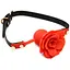 Кляп Master Series Blossom Silicone Rose Gag - Red - миниатюра 1