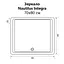 Дзеркало Nautilus Integra 70x80 LED, сенсорний вимикач INTEGRA 700x800 Mr-S - мініатюра 2