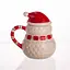 Новогодняя фарфоровая чашка Yiwu с крышкой 350 мл CR-1-34 - миниатюра 3