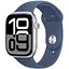 Смарт-годинник Apple Watch Series 10 GPS, 46mm, Silver, Denim Sport Band, M/L (Grade C) Seller Refurbished - мініатюра 1