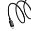 Кабель PD Baseus Silky Series Type-C to Lightning 20W 2 м чорний P10377700113-01 - мініатюра 1