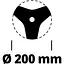 Ніж для тример-коси Einhell Agillo 200 мм (3405083) - мініатюра 2