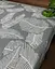 Покривало муслінове двостороннє 210x250 см плед на двоспальне ліжко інтер'єрне легке з великим ботанічним принтом Сірий - мініатюра 7