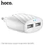 Блок мережевий адаптер живлення HOCO C78A Max energy набір із кабелем Micro USB білий - мініатюра 4