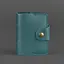 Женский кожаный кард-кейс 7.1 (Книжечка) зеленый - миниатюра 6