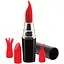 Вібратор для клітора Pleasures Lipstick 11.2 см червоний - мініатюра 1