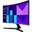 Монітор 27" Samsung LS27D390GAIXCI Curved FHD VA 100Hz (LS27D390GAIXUA) - мініатюра 3