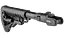 Приклад телескопический Fab Defense для АКМС складной черный - миниатюра 5