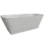 Ванна отдельностоящая глянцевая Amdcon Atlant 160x75 из литого камня ATLANT_160_HL Белый - миниатюра 8