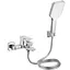 Змішувач для ванни Lidz Orion 006 Chrome з душовим гарнітуром LDORI006CRM48093 - мініатюра 1