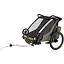 Дитяча коляска Thule Chariot Cross 2 Double (Faded Khaki) (TH 10201037) - мініатюра 7