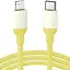 Кабель Ugreen US387 USB-C to Lightning Cable 1 м (желтый) (90226) - миниатюра 1