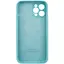 Чохол Epik Silicone Case Full Camera Protective AA для Apple iPhone 12 Pro 6.1 Бірюзовий/Marine Green - мініатюра 4