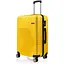 Валіза Середня (М) Полікарбонат На 4-х подвійних колесах 70л POLO ПК021-М Жовтий - мініатюра 1