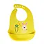 Слюнявчик силиконовый "Зайка" MGZ-0611(Yellow) с карманом - миниатюра 1