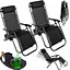 Комплект шезлонгів Garden Line Relax Black до 130 кг 2 шт. - мініатюра 2