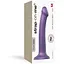 Насадка для страпона Strap-On-Me Mono Density Dildo Violet M, диам. 3.3 см - миниатюра 4