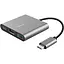 USB-Хаб Trust USB-хаб Dalyx 3-in-1 Multiport USB-C Adapter ALUMINIUM (23772_TRUST) - мініатюра 1