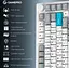 Клавиатура игровая механическая GamePro MK-266-WH Asgard Yord Keychron Super Red Switch Bluetooth 5.2/2.4 ГГц/USB White - миниатюра 18