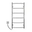 Электрический полотенцесушитель Kosser Трапеция 800x400/6 EL рег. ДТ04EL, Хром, Левое - миниатюра 2