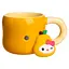 Чашка фарфоровая Yiwu Sanrio 400 мл с магнитом оранжевый Yiwu FM-37B - миниатюра 3