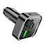 АЗП з FM-модулятором BOROFONE BC53 Highway PD20W+QC3.0 car BT FM transmitter 18W Black - мініатюра 6