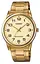 Наручні годинники чоловічі позолочені кварцові японські оригінал Casio MTP-V001G-9BUDF (модуль №5361) - мініатюра 1