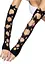 Мітенки Leg Avenue Butterfly applique arm warmers Black метелики - мініатюра 2