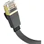 Патч-корд Hoco US07 General Cat 6 U/UTP Pure Copper Flat Network Cable 5m Black (780706) [149274] - миниатюра 3
