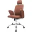 Офисное кресло GT Racer B-2380, коричневое (B-2380 Brown) - миниатюра 2