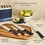 Набір ножів Ever Sharp Pro, 6 предметів, нержавіюча сталь, бакеліт, чорний Tefal kuh0014571 - мініатюра 9