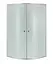 Набор Lidz Душевая кабина Latwa SC80x80.SAT.HIGH.FR полукруглая, стекло Frost 4 мм + Душевой поддон Kapielka ST80x80x41, с панелью - миниатюра 2