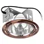 Світильник Downlight стельовий Brille 166012 DL-01 AB/2x26W врізний - мініатюра 1