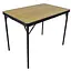 Стіл Bo-Camp Trafford 90x60 cm Brown (1404670) - мініатюра 1