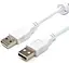 Кабель Atcom Usb 2.0 AM / AM male to male довжина 1.8 м білий пакет - мініатюра 2