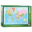 Пазл EuroGraphics Карта мира 1000 эл. (6000-1271) - миниатюра 1