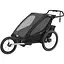 Дитяча коляска Thule Chariot Sport Double (Midnight Black) (TH 10201023) - мініатюра 2