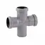 Крестовина канализационная TA Sewage 50, 90° CZ050003 - миниатюра 1