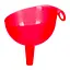 Лейка сливная воронка пластмассовая на банку, Kitchette Красный 84522 - миниатюра 1