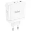 МЗП Hoco N30 Glory PD65W (2Type-C/1USB) White - мініатюра 1