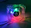 Кулер корпусной Voltronic Fan DC sleeve fan 2pin MOLEX 120x120x25мм LED RGB - миниатюра 2