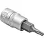 Головка торцевая Wurth 1/4IN с насадкой TX10-HOLE Red Stripe (5763014326) - миниатюра 1