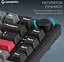 Клавіатура ігрова механічна GamePro MK-266-BK Asgard Yord Keychron Super Red Switch Bluetooth 5.2/2.4 ГГц/USB Black - мініатюра 16