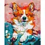 Картина за номерами Santi Улюблений коргі 40х50 см (955747) - мініатюра 1