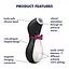 Вакуумний кліторальний стимулятор з вібрацією Satisfyer Pro Penguin Next Generation чорний - мініатюра 6