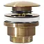 Донний клапан для раковини Rea click-clack antique brushed gold універсальний REA-A8110, Бронза - мініатюра 1